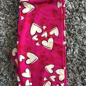 LulaRoe Tween Valentine leggings